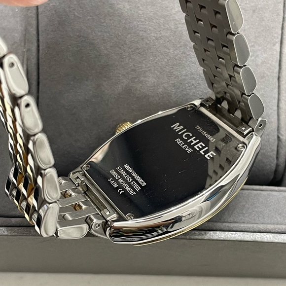 Michele Releve Two Tone Gold & Silver Watch - Picture 7 of 16